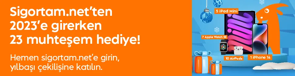 Sigortam.net Yılbaşı Çekilişi