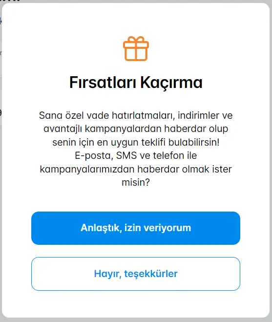 fırsatları kacırma